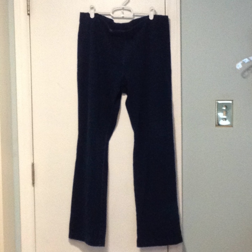 Pure Jill stretch knit boot cut pants